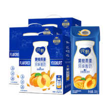 PLUS会员:纯甄 黄桃燕麦果粒风味200g*10盒*3箱