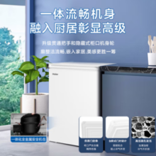 PLUS会员！Haier 海尔BC/BD-100GHDT 低霜小冰柜 100升