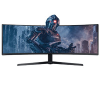 SAMSUNG 三星 S49AG952NC 49英寸 VA 曲面 G-sync FreeSync 显示器(5120×1440、240Hz、125%sRGB、HDR2000)