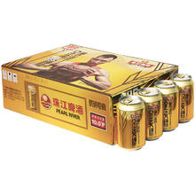 珠江啤酒 10度 珠江金麦穗啤酒 330ml*24听 整箱装