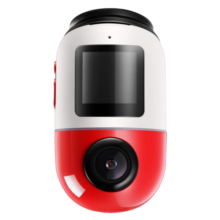 70迈云台记录仪X200-红白1080P高清360度全景拍摄 接入米家4G远程监控 红白色-64G+4G监控线1449元