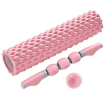 泡沫轴滚轴肌肉放松瘦腿狼牙按摩棒瘦腿滚轮家用按摩器琅琊瑜伽柱