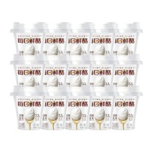 临期品: 蒙牛 每日鲜酪原味发酵乳 100g*15杯