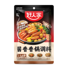 plus会员：好人家 酱香香锅调料  干锅一料多用调味品110g