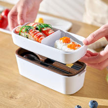 KABAMURA 日本银离子食物收纳盒可微波加热便当盒密封盒日式微波炉