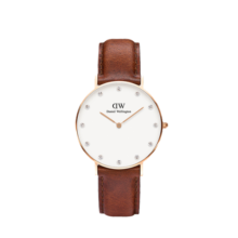 丹尼尔惠灵顿（DanielWellington）DW女表全新复古小方糖钢带腕表时尚简约石英表520礼物DW00100650