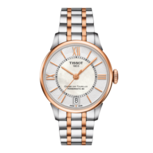 天梭（TISSOT）瑞士手表 杜鲁尔系列腕表 钢带机械女表 T099.207.22.118.02