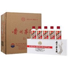 京东百亿补贴、plus会员立减:茅台（MOUTAI）飞天 白色条盒装 酱香型白酒 53度50ml*5/盒*12 整箱装