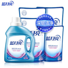 PLUS会员:蓝月亮 洗衣液9斤（瓶装*1kg+袋装1kg*3+袋装*500g）