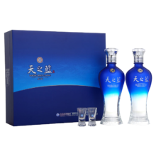 puls会员：洋河 天之蓝 浓香52度 480mL*2瓶