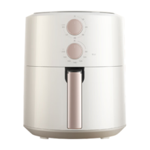 美的（Midea） 空气炸锅家用 大容量多功能智能全自动不粘内胆大功率空气烤箱 KZE6081【可视免翻面丨全金属内腔】 6L 大容量