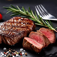 必胜客门店同款，必胜优选 原肉整切西冷牛排黑金装 130g*5片*2件