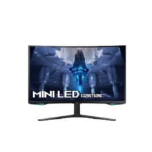 PLUS会员：SAMSUNG 三星 32英寸Mini LED 1000R曲面 HDR2000 4K高刷电竞显示器 S32BG750NC