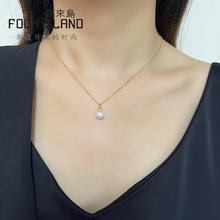 FOOK ISLAND/福来岛 福来岛 黄金吊坠足金999复古小灯泡珍珠吊坠古法金坠子挂件新品