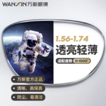 万新官旗  1.74极薄高清镜片+多镜框可选（支持邮寄和升级镜框）