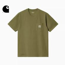 carhartt WIP 男装经典LOGO标签口袋T恤 宽版 231068K
