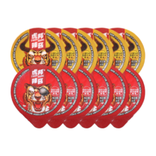 虎邦辣酱  鲁西牛肉酱蒜蓉酱24盒 便携辣酱 拌饭酱 牛肉18盒+蒜蓉6盒