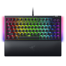 雷蛇 Razer 黑寡妇蜘蛛V4 75% 热插拔键盘 GASKET结构 客制化键盘 RGB背光 电竞游戏机械键盘 黑色