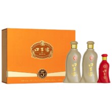 口子窖5年型白酒礼盒50度550mL*2瓶礼盒