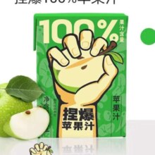 plus会员、需首购、概率劵：哪吒捏爆 百分百果汁 苹果200ml*10盒