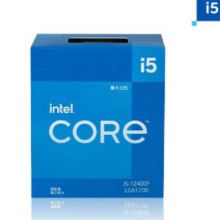 英特尔(Intel) i5-12400F CPU处理器 6核12线程 单核睿频至高4.4Ghz