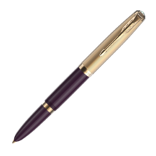派克（PARKER） 高端钢笔 新款卓尔51系列复古 暗尖钢笔墨水笔签字笔男商务送礼生日礼物定制笔 51系列豪华肯尼斯基金夹墨水笔
