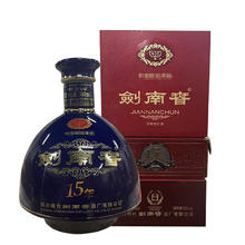 剑南春 十五年 15年礼盒 52度 浓香型白酒 收藏摆柜老酒 2008年 500mL 1瓶