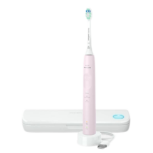 飞利浦（PHILIPS） 电动牙刷净透焕白型成人声波震动牙刷 (带牙刷盒)【送女友/老婆生日礼物】 HX3697/25 绿色