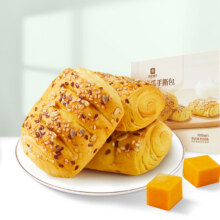 良品铺子 鲜南瓜手撕面包 800g/箱