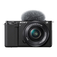 SONY 索尼 ZV-E10 APS-C画幅 微单相机 黑色 E PZ 16-50mm F3.5 OSS 变焦镜头 单头套机￥4549.00 10.0折 比上一次爆料降低 ￥186.51