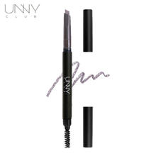 unny 悠宜 club）原生砍刀眉笔01冷棕2g三角极细砍刀形自然不脱色防晕染初学者适用