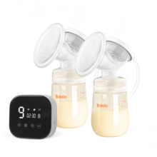 波咯咯（bololo）双边电动吸奶器微震通乳全自动吸乳器大吸力无痛便携 【解放双手】吸奶器+免手扶文胸