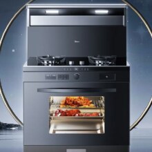 预售、PLUS会员：Midea 美的 蒸烤一体集成灶   60L蒸烤箱 JX06 天然气