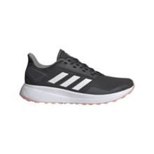 adidas DURAMO 9训练备赛竞速轻盈疾速跑步运动鞋女子阿迪达斯 灰色/白色 36(220mm)