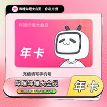 bilibili 哔哩哔哩 大会员12个月年卡