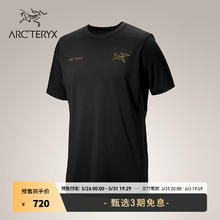 ARC'TERYX 始祖鸟 ARC’TERYX始祖鸟 CAPTIVE SPLIT SS T-SHIRT 棉质短袖T恤 BLACK/黑色