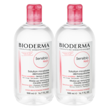 贝德玛（BIODERMA）舒妍卸妆水500ml*2粉水洁肤液眼唇卸妆液防晒母亲节送妈妈礼物