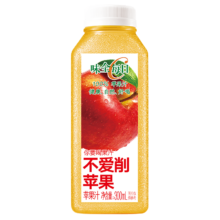PLUS会员：WEICHUAN 味全 每日C苹果汁300ml*4冷藏果蔬汁饮料 礼盒装*6件