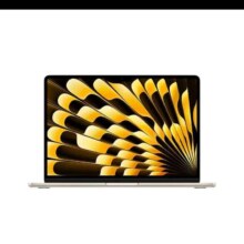 PLUS会员：Apple/苹果AI笔记本/2024MacBookAir13.6英寸M3(8+8核)8G256G星光色电脑MRXT3CH/A