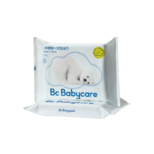 plus会员：babycare小熊一次性浴巾绵柔干湿两用 70cm×100cm×2包