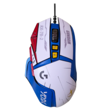 罗技（G）G502 HERO 电竞游戏鼠标 有线鼠标 RGB炫彩灯光  机械配重竞技FPS吃鸡宏cf吃鸡鼠标 G502+蓝白贴纸209元