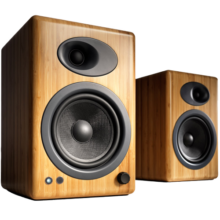 声擎（Audioengine）A5+ 电脑桌面音响家用 客厅电视书架有源音箱 高音质家庭影院多媒体音响 焦糖竹