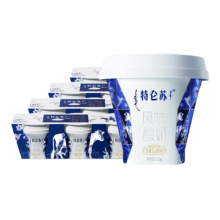plus会员：蒙牛（MENGNIU） 低温生鲜风味酸奶 特仑苏原味125g*12杯