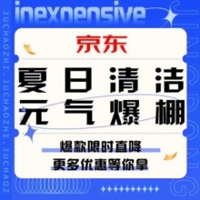 促销活动：京东 夏日清洁 元气爆棚