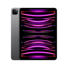 Apple iPad Pro 11英寸平板电脑 2022款 第4代(256G WLAN版/M2芯片Liquid视网膜屏/MNXF3CH/A) 深空灰色