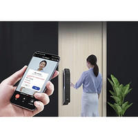 Haier 海尔 指纹锁 家用防盗门智能锁 全自动电子锁可视猫眼摄像头密码锁