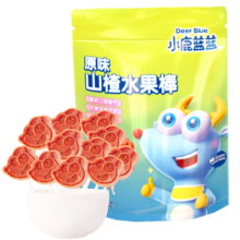 小鹿蓝蓝_宝宝山楂棒 儿童零食宝宝零食山楂棒棒糖新鲜果干制作 106g