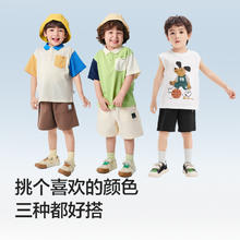 巴拉巴拉 童装儿童短裤男童夏装宝宝裤子2024新款直筒纯棉休闲中裤