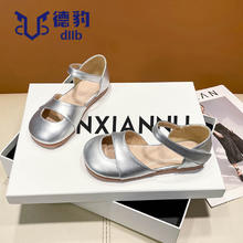 百亿补贴：德豹女童公主鞋2024夏季新款软底女宝宝镂空单鞋洋气儿童婴儿凉鞋