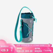 DECATHLON 迪卡侬 水杯带吸管运动水壶隔热水杯套塑料便携户外1L防摔2962882